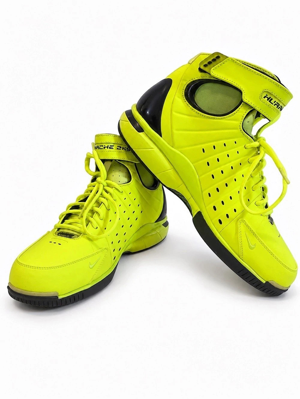 Nike Air Zoom Huarache 2K4 Volt Yellow & Black Sneakers
